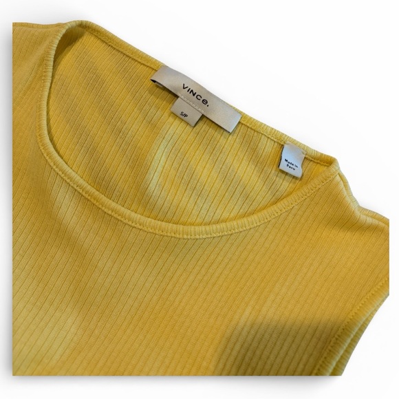 Vince Ribbed Tank Top - Picture 2 of 3